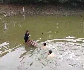 吃瓜女子坠河视频